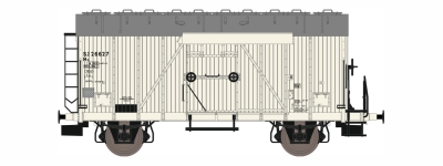 Dekas DK-872124 - H0 - Gedeckter Güterwagen 26627, SJ, Ep. III